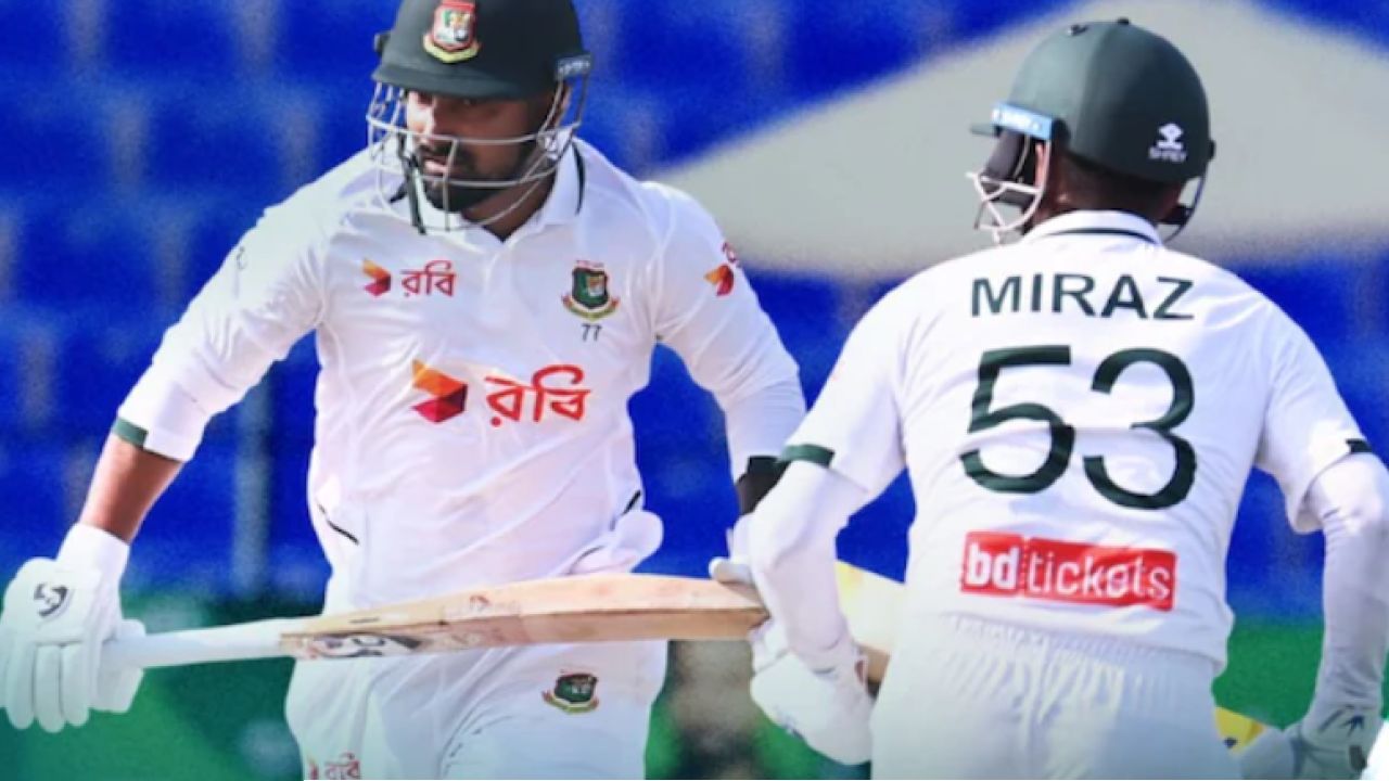 আফগানিস্তানের বিপক্ষে ৪৪৩ রানের লিডে বাংলাদেশ, লড়ছেন লিটন-মিরাজ