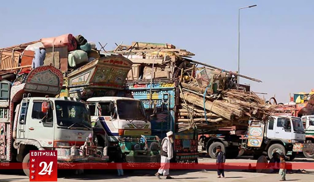 যুদ্ধবিরতির পর পাকিস্তান-আফগানিস্তান সীমান্তে পুনরায় ট্রানজিট বাণিজ্য শুরু l Edirtorial News 24