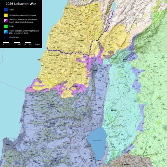 ইসরায়েল-লেবাননের মধ্যে ১০ দিনের যুদ্ধবিরতি ঘোষণা